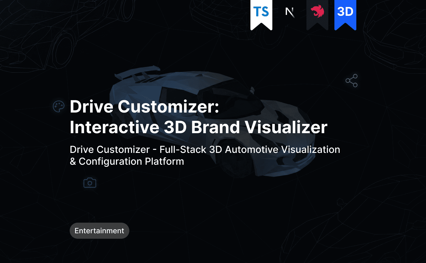Drive Customizer: Interactive 3D Brand Visualizer